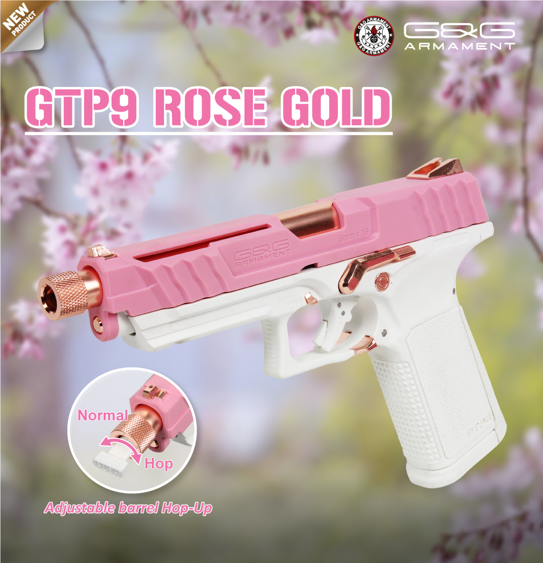 G&G Armament GTP-9 Rose Gold! - Airsoft Action Magazine